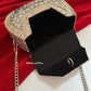 Mirror Brass Clutch Mini Silver