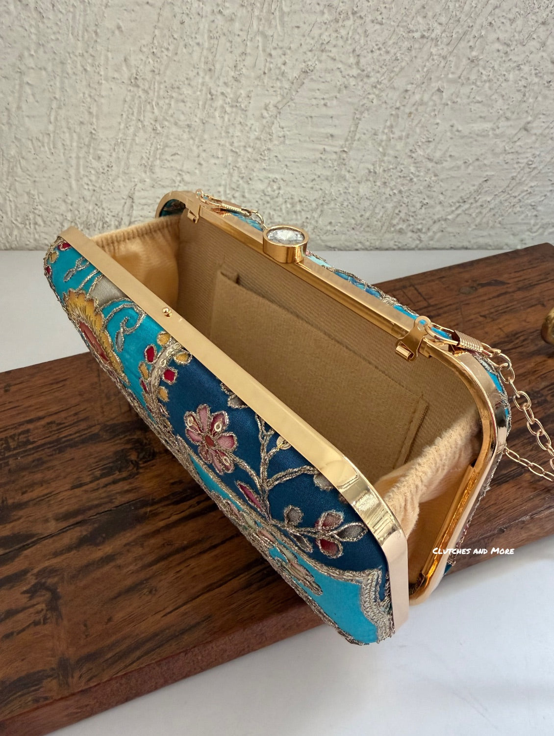 Maharani Party Bag Blue Multi
