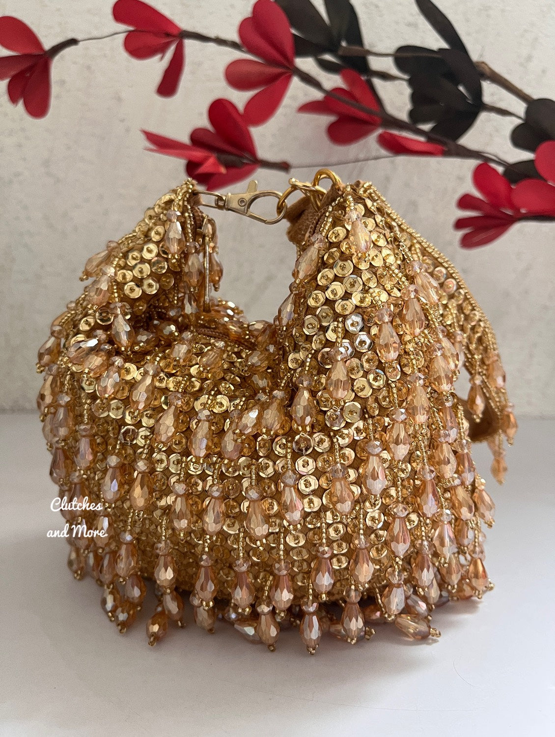 The Bagwati - Crystal Moon Bag Gold