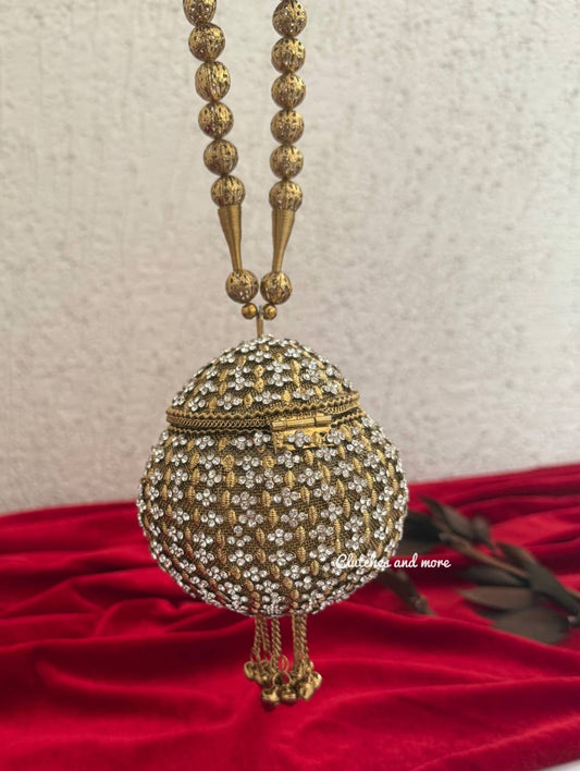 Mini Metal Potli Bag