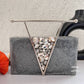 Silver Handheld Premium Resin Clutch