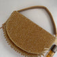 Half Moon Crystal Bag Golden