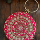 Chakra Pink Round Clutch