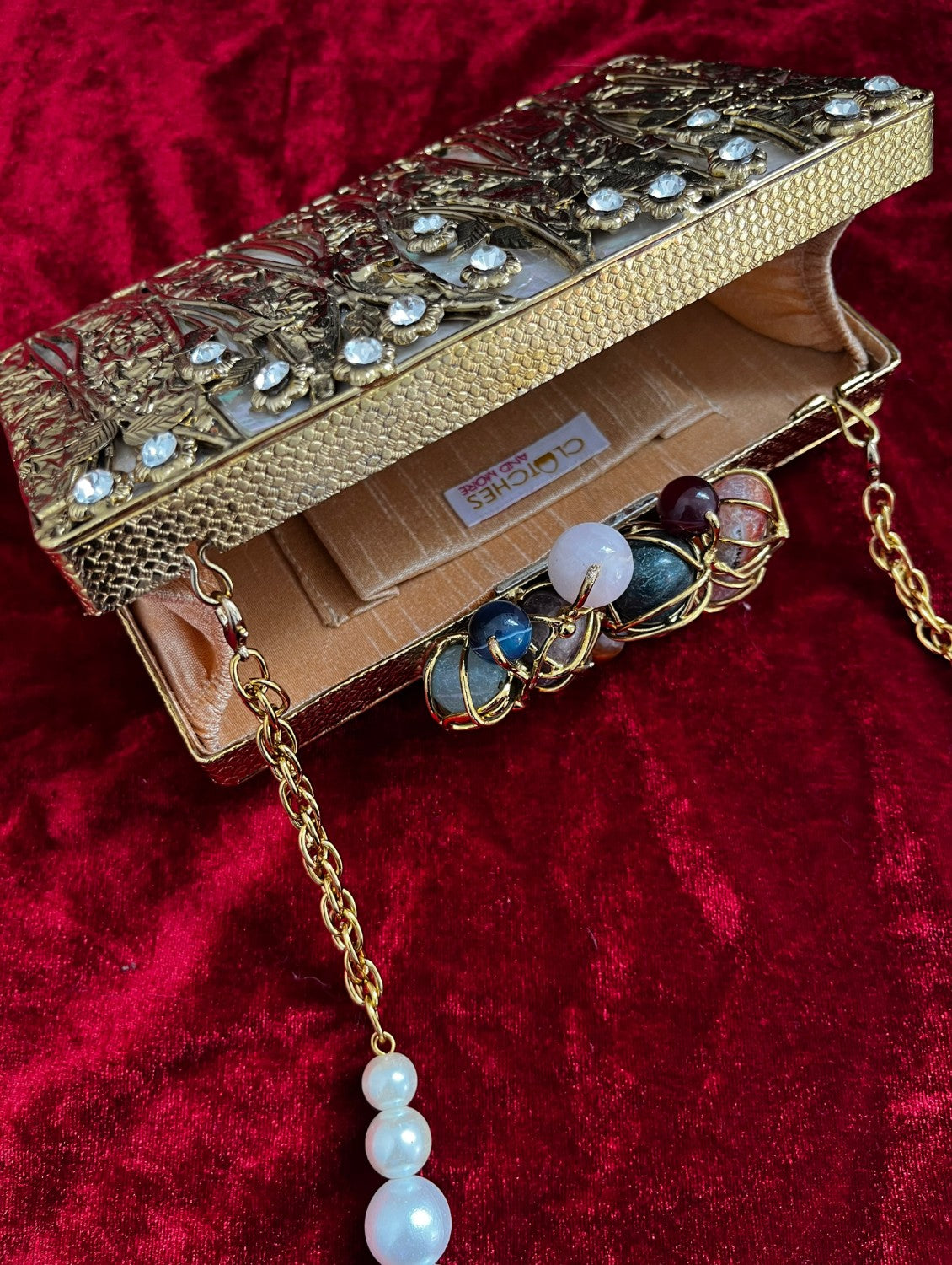 Sartaj Mother of pearl luxury clutch