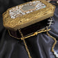 Mother of pearl luxury clutch Gold