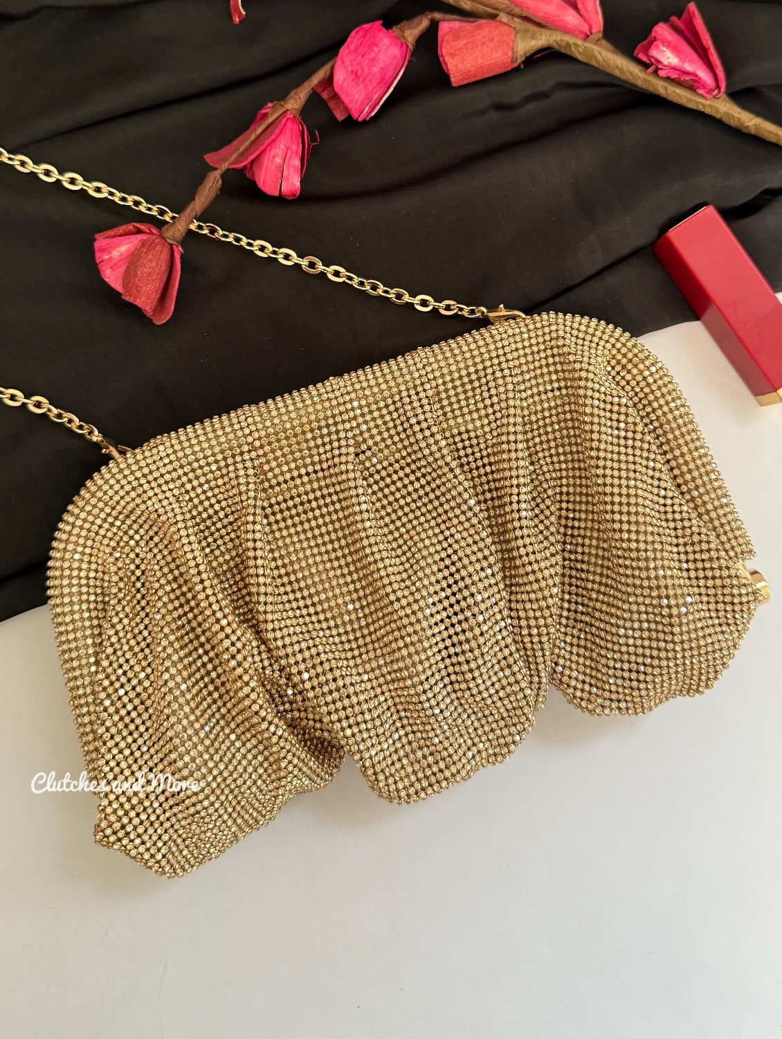 Viral Rhinestone Luxury Bag Gold