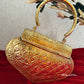 Brass Gold Heart Clutch