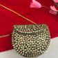 Kasika Kundan Brass Mini Clutch