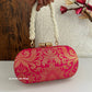 Adaa Banarsi Clutch Pink