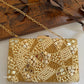 Elara Pearl and Shell Clutch Gold