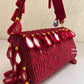 Mirror Flap Bag Deep Red