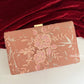 Floral Peach Clutch