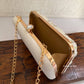 Alya White Pearl Clutch