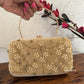 Maahi Gold Handwork Clutch Bag