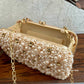 Penny Pearl Clutch Gold
