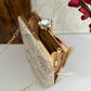 Ibadat Chikankari Bag Gold