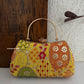 Lakhnawi Chikankari Box Clutch Yellow