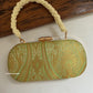 Adaa Banarsi Clutch Green