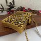 Amaira Mother of Pearl luxury clutch Gold