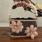 Flower Bucket Bag Mini Black