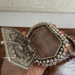 Mini Metal Hexagon Ghunghroo Bag Silver