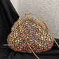 Aurora Bloom Crystal Clutch