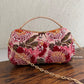 Poppy Floral Capsule Clutch Pink Red Multicoloured