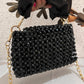 Celebrity Edit Crystal Bag Black