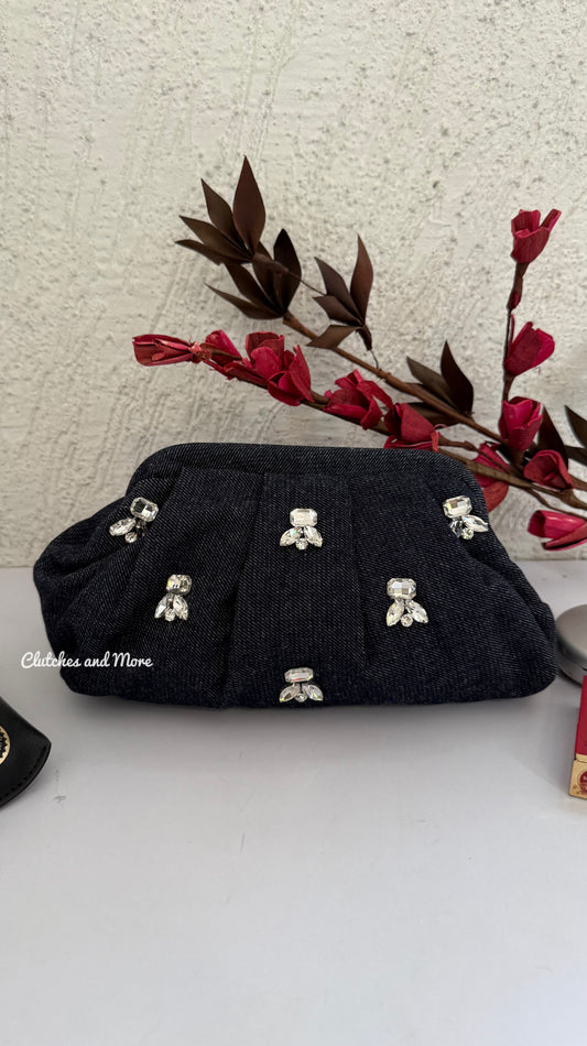 Denim Cloud Bag Dark Blue