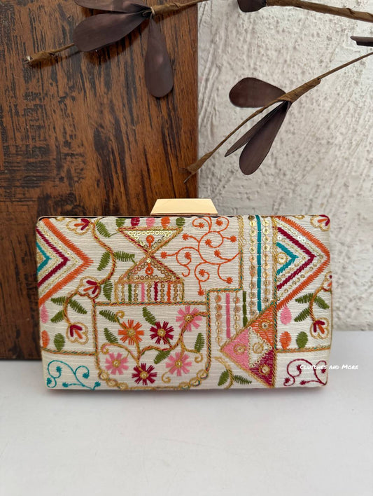 BloomingDale Clutch Multicolored (Pattern 2)