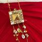 Mini Mother of Pearl Square Clutch Gold