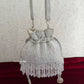 Mini Silver Crystal Potli