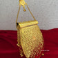 Gold Silver Brass Mobile Waist bag