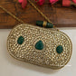 Aadya Kundan Mother of pearl luxury clutch