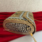 Kasika Kundan Brass Clutch Multicolored