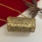 Kasika Kundan Brass Mini Clutch Cylindrical