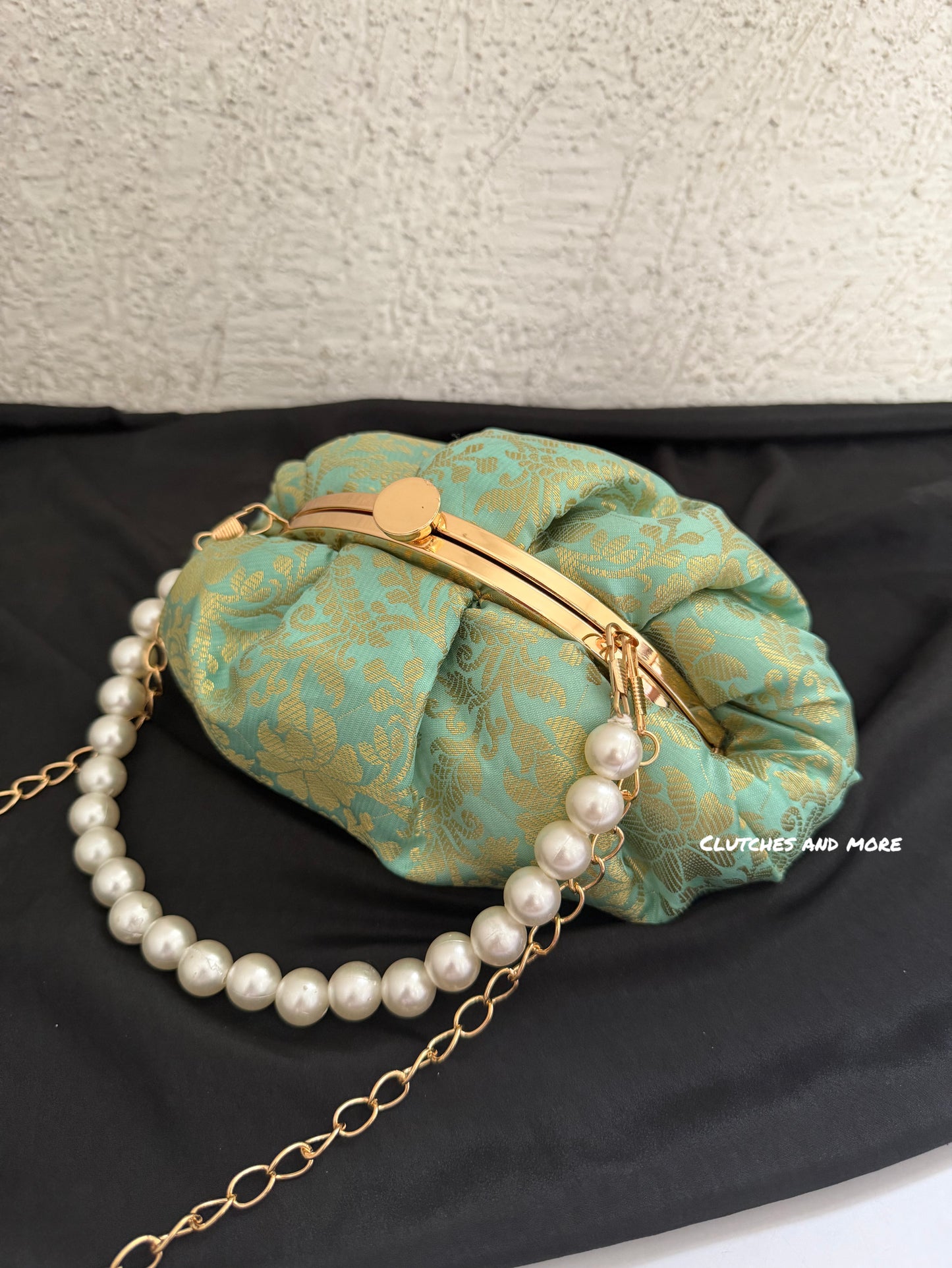 Banarsi Batua Bag Green