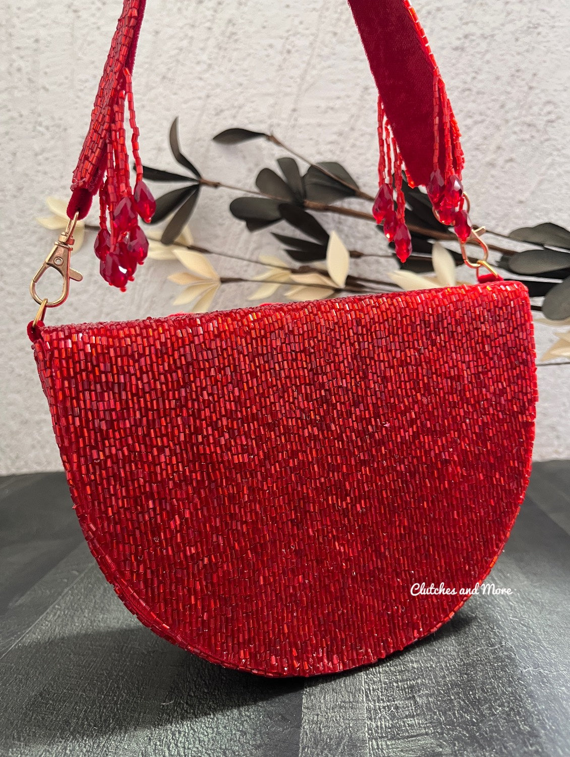 Luxury Rosetta Flap Bag Red