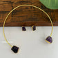Alanna Choker Set Wine