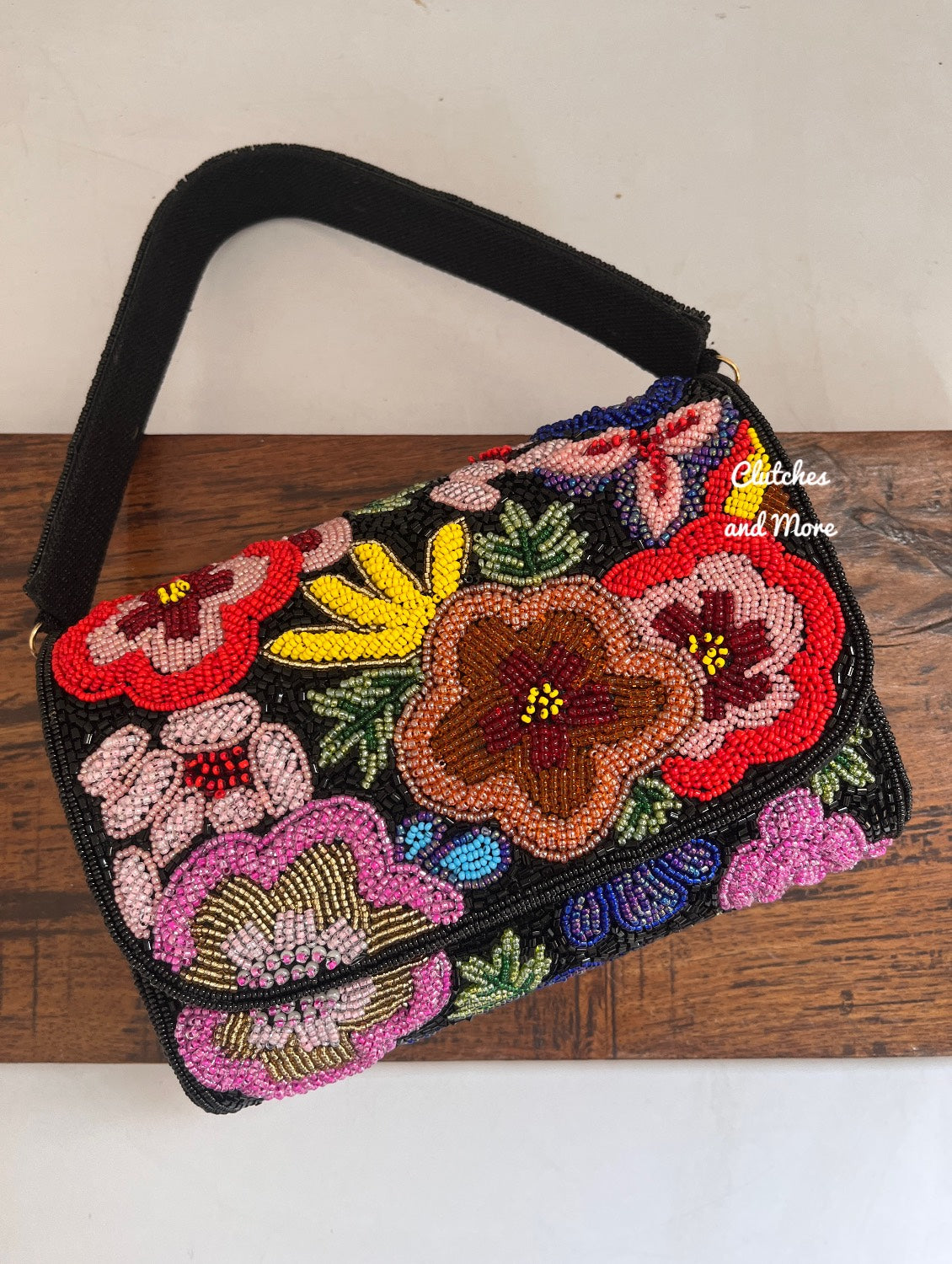 Phool Flap Bag Black