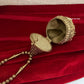Mini Metal Potli Bag Antique Gold