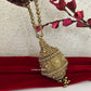 Mini Metal Potli Bag Dark Gold
