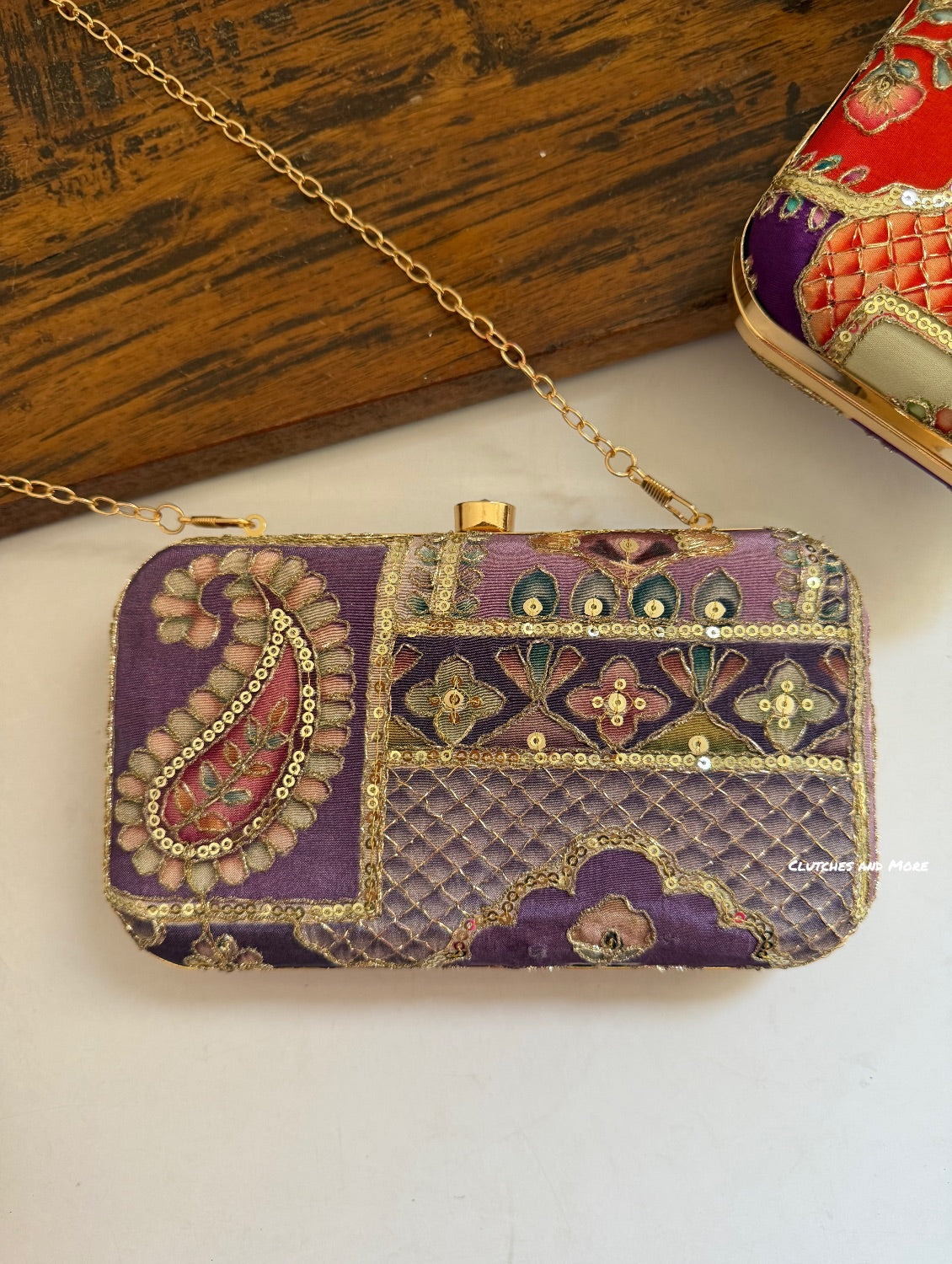 Maharani Party Bag Lavender Multi