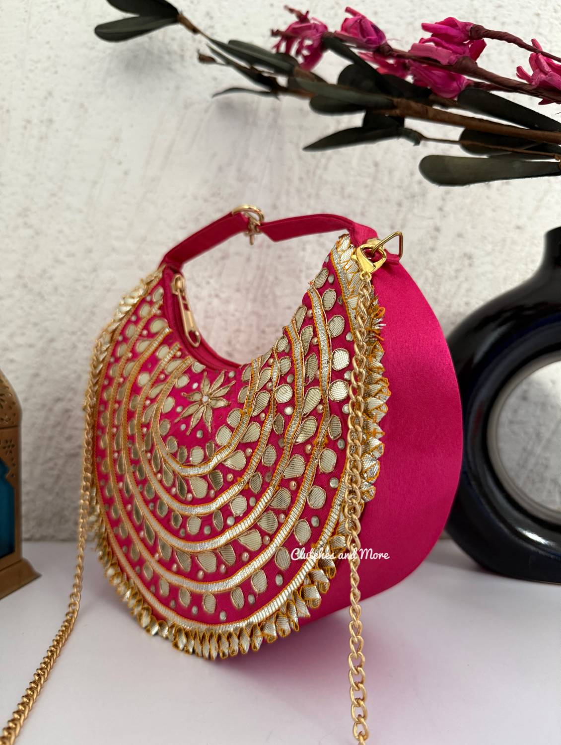Meraki Gottapatti Chand Bags (Multiple colors)