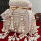 Inaya Pearl Box Clutch