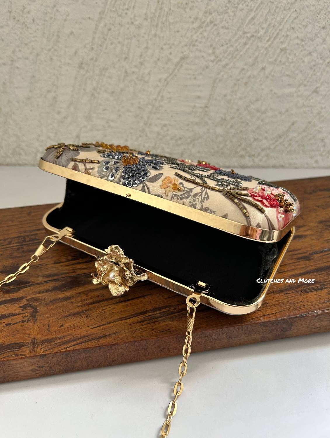 Poppy Multicoloured Floral Clutch