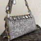 Mirror Flap Bag Silver