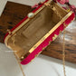 Maahi Pink Handwork Clutch Bag