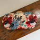 Poppy Floral Capsule Clutch Red Blue Multicoloured