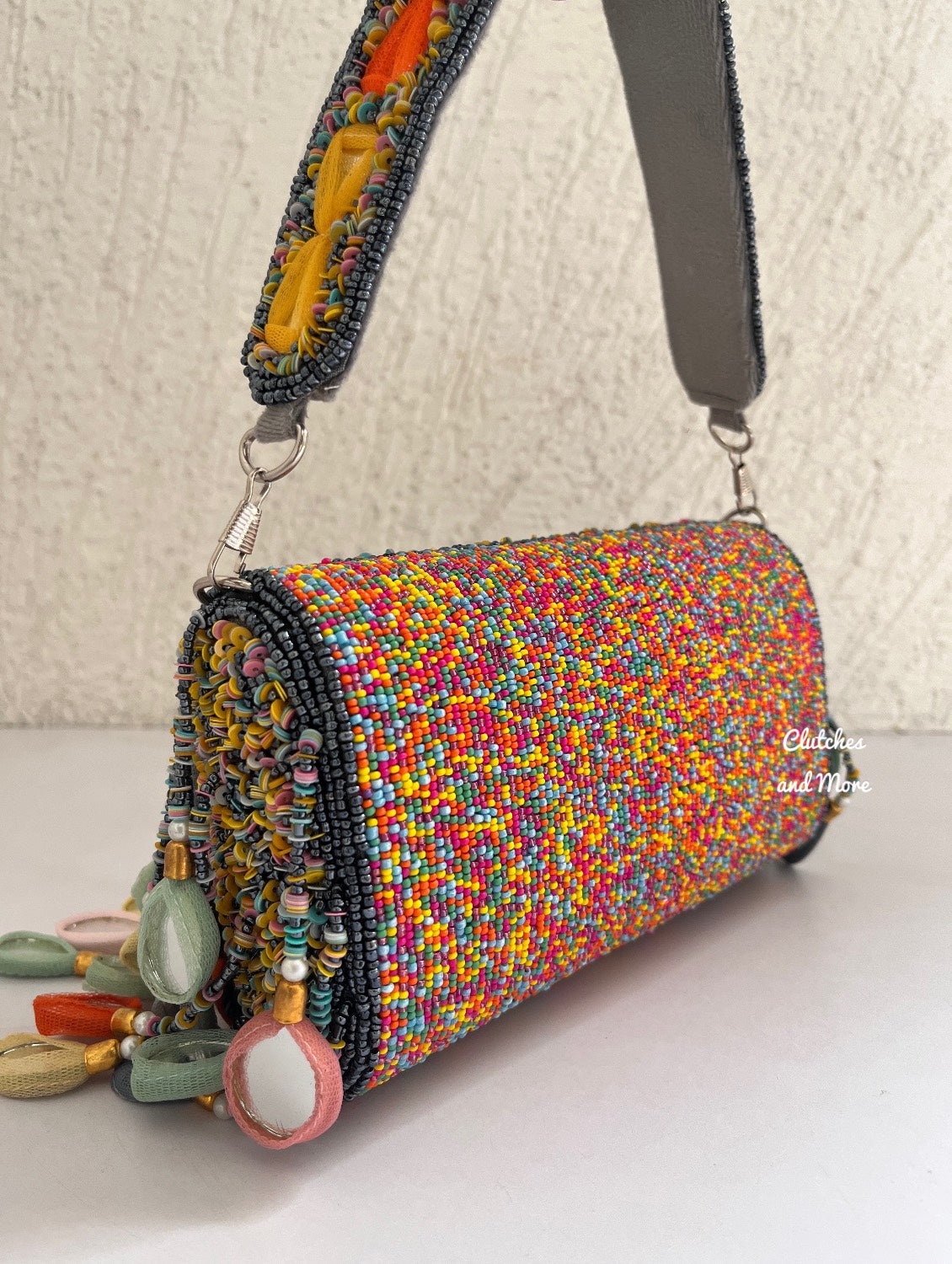 Mirror Flap Bag Multicolored (Grey Base)